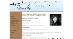 Desktop Screenshot of openskycounselling.com